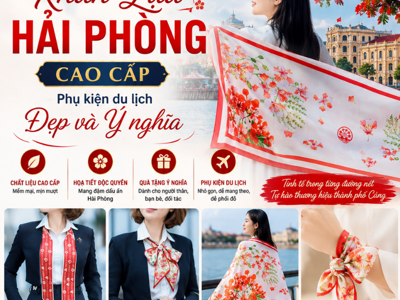 Khăn Lụa Hải Phòng Cao Cấp – Phụ Kiện Du Lịch Đẹp Và Ý Nghĩa